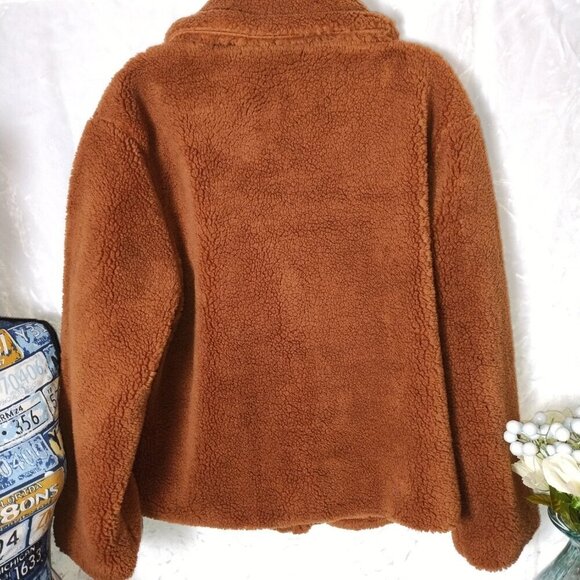 NWT Gap Sherpa Jacket in Argan Oil Brown. - Picture 7 of 7